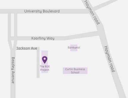 Map showing the RSE Project location